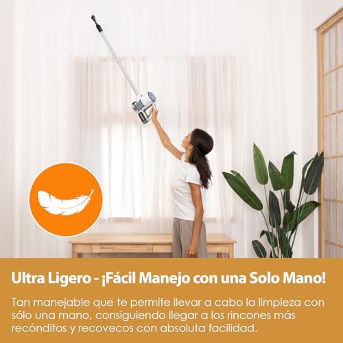 Aspiradora sin Cable S6PRO,30KPa Escoba Aspiradora sin Cable