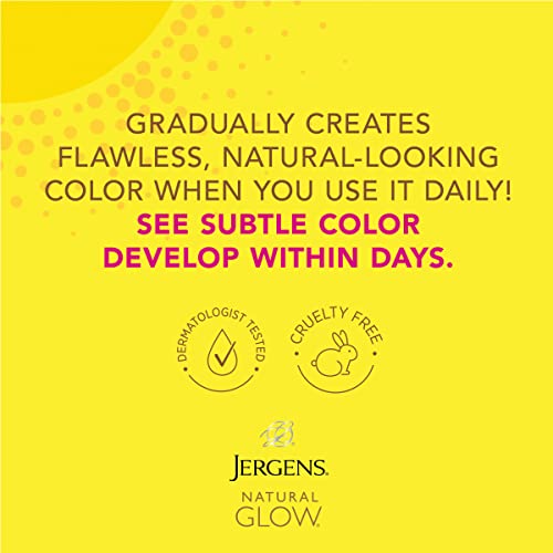 Jergens Natural Glow Self Tanner Face Moisturizer, SPF 20 Facial