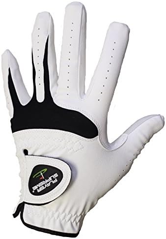 Player SupremeMen's All Weather Synthetic and Cabretta Leather Golf Gloves (for Right Handed Golfers - Worn on The Left Hand)
