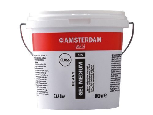 Acrylic Heavy Gel Medium Glossy Bucket - 1 Litre