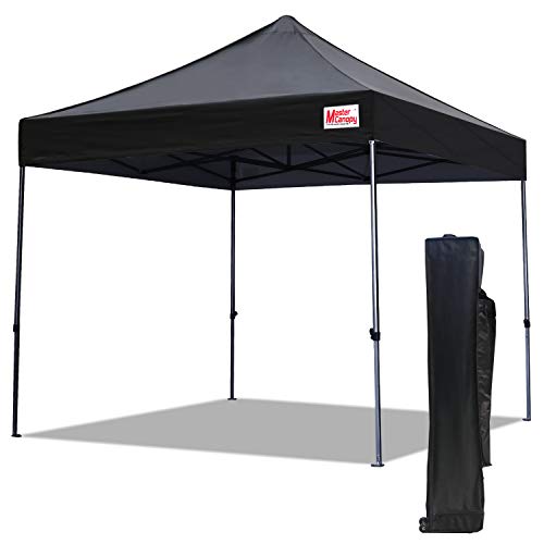 MASTERCANOPY Pop Up Canopy Tent 10×10 Commercial Instant Canopies with Heavy Duty Roller Ba ...