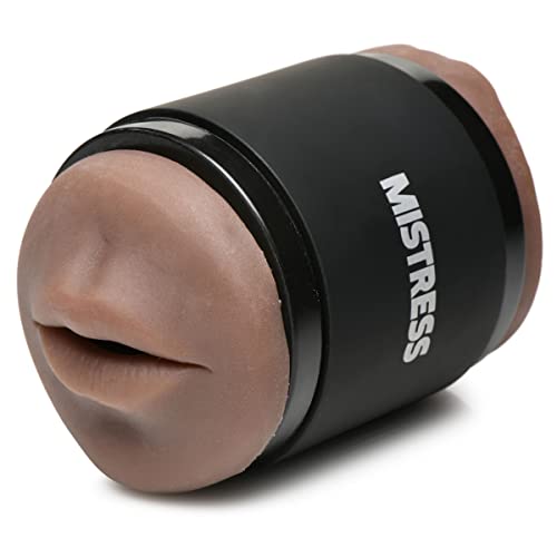 CURVE TOYS Mistress Double Shot Mouth & Pussy Stroker for Men & Couples. Textur…