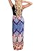 Happy Sailed Women Halter Neck Boho Print Sleeveless Casual Mini Beachwear Dress Sundress (Large, Color 477-14)