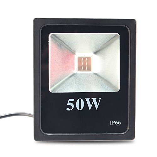 Exulight UV LED Flood Light, 50W High Power UV Ultraviolet Blacklight 85V-265V AC IP66 waterproof for Parties,Curing, Glue, Blacklight, fishing, Aquarium with US plug (50W) - Thumbnail 2