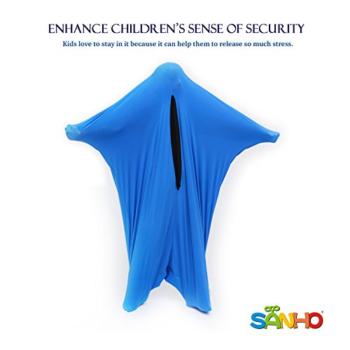 Sanho Yopo Dynamic Movement Sensory Sox, Large,9-12 years old, 56''LX28''W Blue