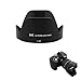JJC HB-N106 Reversible Dedicated Lens Hood Shade for Nikon AF-P DX Nikkor 18-55mm f/3.5-5.6G VR,Nikon AF-P DX Nikkor 18-55mm f/3.5-5.6G Lens on Nikon D3500 D3400 D5600 Camera primary