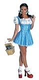 Secret Wishes  Women's Wizard of Oz Sequin Dorothy Costume, Blue/White, Small