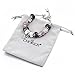 Choker Fashion Silver Plated Snake Chain Charm Bracelets Jewelry Bangles Purple Murano Glass Crystal Beads Bracelet for Women Teen Girls