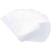 5 Pieces Flexible Plastic Cake Scraper Smoother Transparent Cream Scraper Spatula Cake Smoother Icing Smoother Pastry Spatula Scraper for DIY Kitchen Bakery Baking Cake Decorating Supplies