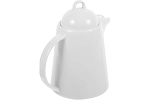 JECOMPRIS 850ml Ceramic Water Pitcher with Lid and Handle, Cold Water Kettle for Tea, Coffee, and Milk