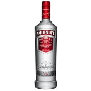 Smirnoff Red Label Russian Vodka 1 Litre Bottle: Amazon.co
