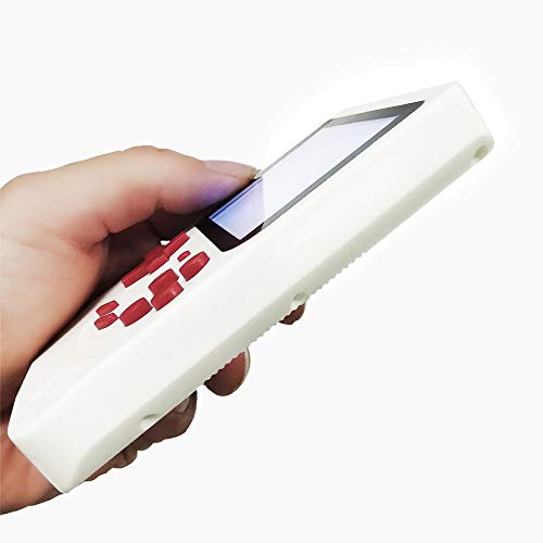 Handheld Game Console Game Console 3 Inch 500 Games Retro Game Player Classic Game Console 1 USB Charge, Birthday Presents for Children Retro Mini Handheld Video Game Console Gameboy (White)