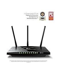 TP-LINK Archer AC1750 Smart Wifi Router   Dual Band Gigabit, Qualcomm en el interior (C7) Bonus 3 'Cat5e Cable (reacondicionado certificado)