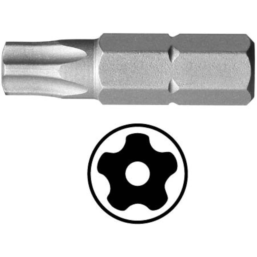 RAMPRO 9Pc Torx Star 5 Point, Security Tamper Proof, Driver Bit Set