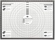 Tovolo Pro-Grade Silicone Pastry Mat with Reference Marks for Baking, Food and Meal Prep, Cooking and More, Ch