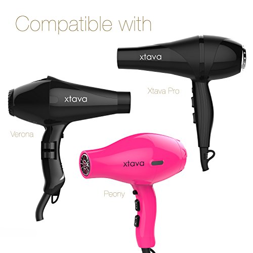 xtava Black Orchid Large Hair Diffuser Enhance and Define Curls and