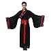 Ez-sofei Men's Ancient Chinese Han Dynasty Costumes Traditional Hanfu Robes M Black