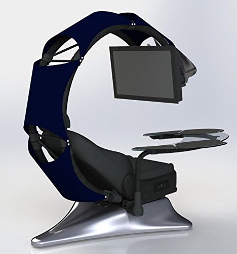 Pre-order(Order leadtime :4 weeks after order) Drian Workstation Game Chairs IT & Furniture Converged Gaming chair For office and Home and Game (Navy Blue) For Single Monitor & Left door direction