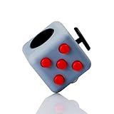 Grand Oasis Fidget Cube Relieves Stress And Anxiety Toy for Adults and Children Best Gift For People(Red Grey)