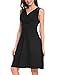Vessos Women Sleeveless V Neck Empire Waist Fit and Flare Lace Cocktail Dress