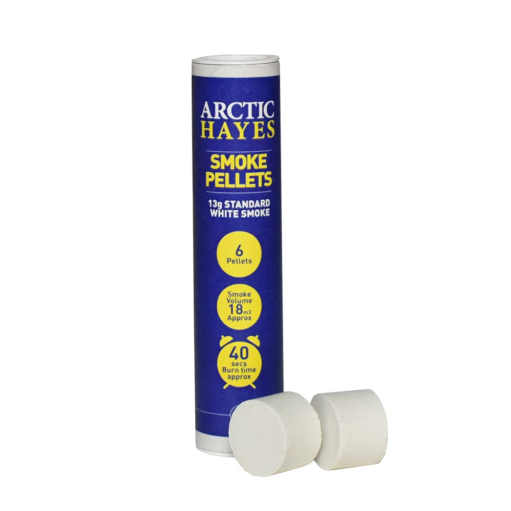 Arctic Hayes PH001 13g White Smoke Pellet (Tube of 6)