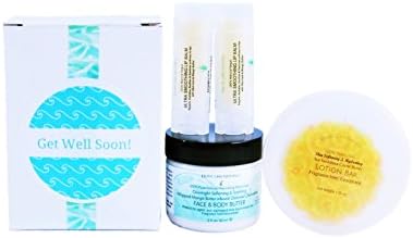 Natural Bath and Body Care Gift Sets for Her/Him-Get Well Soon Gift Set Made in USA.Total 4 Items