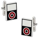 MP3 Player Cufflinks Black Red