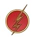 Flash Badge Zoom Reverse Logo Deluxe Resin 4 Props Cosplay Costume Accessory Xcoser