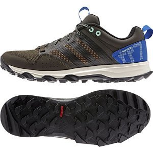 adidas Outdoor Kanadia 7 Trail Running Shoe - Men's Umber/Black/Blue 10.5