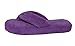 Coral Fleece Flip-flops for Women, Non-slip Cotton Outsole (Size M( US women size 8-9), Purple)
