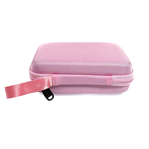 Alltravel Customized case for Fujifilm Instax Mini Link Smartphone Printer, mesh Pocket for Cable and Other Accessories, Strong and Light Weight case (Pink)