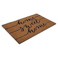 QRRI IM180-18X30HOMESWEETHOME Sweet Home Coir Mat, Multi-Colored