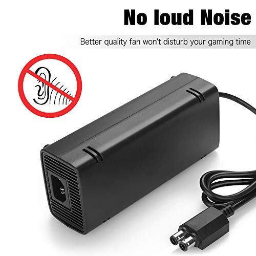 Power Supply for Xbox 360 Slim , AC Adapter Power Supply Cord for Xbox