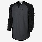 Hurley MFT0006760 Men's Roam Fleece Long Sleeve Crew