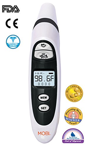 MOBI DualScan PRIME Ear & Forehead Thermometer with Food & Bottle Readings