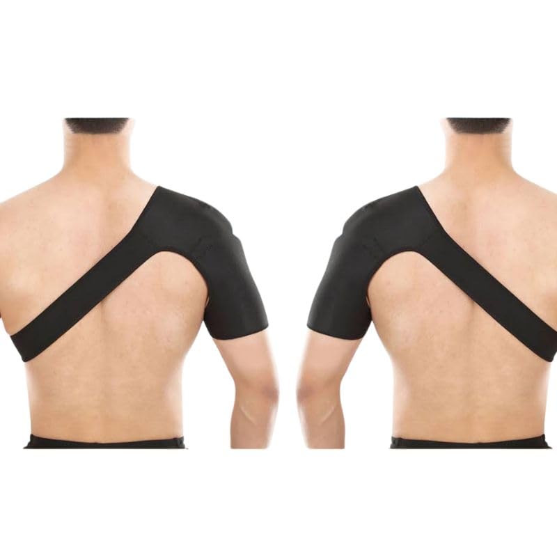 Ombreira Ortopédica Suporte Ombro Clavícula Neoprene Ajustável - Alívio de Dores, Prevenção de Lesões e Recuperação Muscular