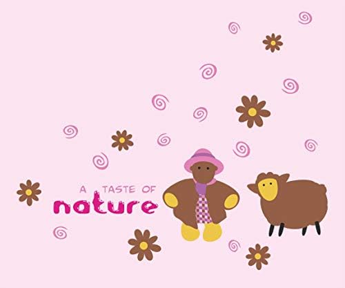 INDIGOS UG - Sticker/Bumper - Baby Kids - Taste of nature - 118x99 - Car/Laptop / Closet/Books
