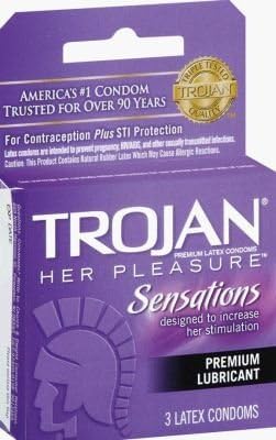 Amazon De Trojan Kondom Ihr Vergnugen 3 Stuck 3er Pack