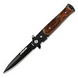TAC-Force TF-428WB Folding Knife, Black Spear Point Blade