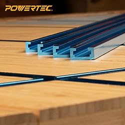 POWERTEC 71373 Double-Cut Profile Universal T-Track