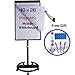 DexBoard 40 X 28 Inch Mobile Magnetic Whiteboard, Height Adjustable Dry Erase Easel on Rolling Stand with Flipchart Easel Pad, Magnets & Eraser, Black