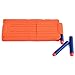 Bullet Magazine Clip, WOLFBUSH 12 Dart Reload Clip Magazine Soft Bullet Clip For Nerf Ammo Cartridge - Orange