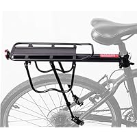 comingfit 110 Lbs Capacity Almost Universal Adjustable Bike Luggage Cargo Rack Bicycle Accessories Equipment Stand Footstock Bicycle Carrier Racks