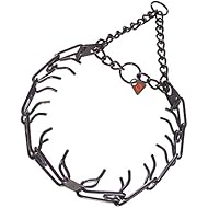 Herm Sprenger Black Stainless Steel Prong Collar for Dogs 3.2mm 23in (58 cm) with O Ring