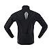 ARSUXEO Winter Warm UP Thermal Softshell Cycling Jacket Windproof Waterproof Bicycle Mountain Bike Clothes 15-K Black Size Small