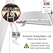 ARAER 3 Step Ladder, Max Load: 330lbs 3 Feet Stepladders with Anti-Slip Pedal and Handgrip, Perfect for Kitchen, Home and Office