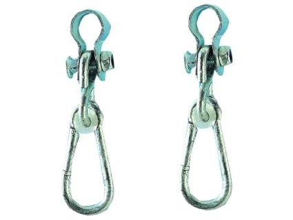 Rathgeber 2578-1 Paar Manschettenhaken für Türreck 25 mm