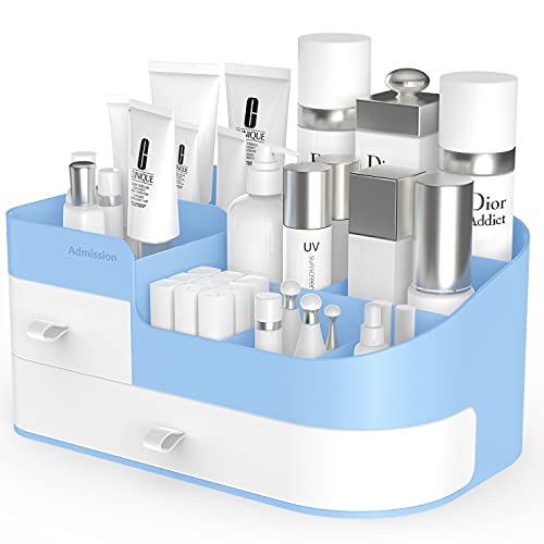 Makeup Desk Organizer With Drawers, Large Countertop Storage for