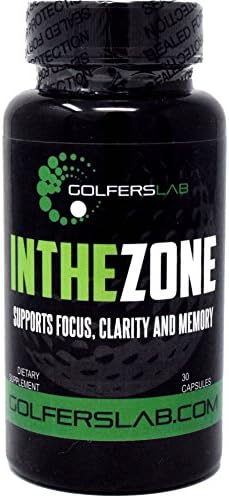 In The Zone - Supports Focus, Clarity and Memory, from Golfers Lab - contains, st Johns Wort, Ginkgo Biloba and more