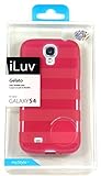 Esaska(TM) SS4GELAPN ILUV Samsung Galaxy S4/IV Gelato l Soft Case (Pink)